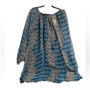 Wai Ming bing & gray dress size medium by 23 put to pit NWT